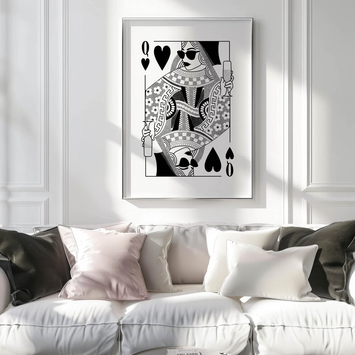 Queen Of Hearts Edgy Poster, Groovy Decor - Image 2