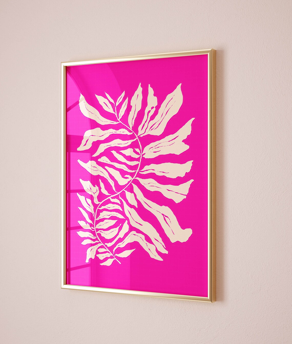 Botanical Flower Art, Maximalist Floral Wall Art