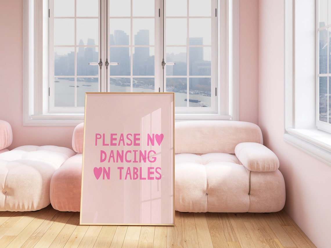 Funny Wall Art Kitchen Decor Retro Aesthetic Wall Art Girly Wall Art Apartment Decor Kitchen Wall Art Music Poster Maximalist Wall Decor - Image 2