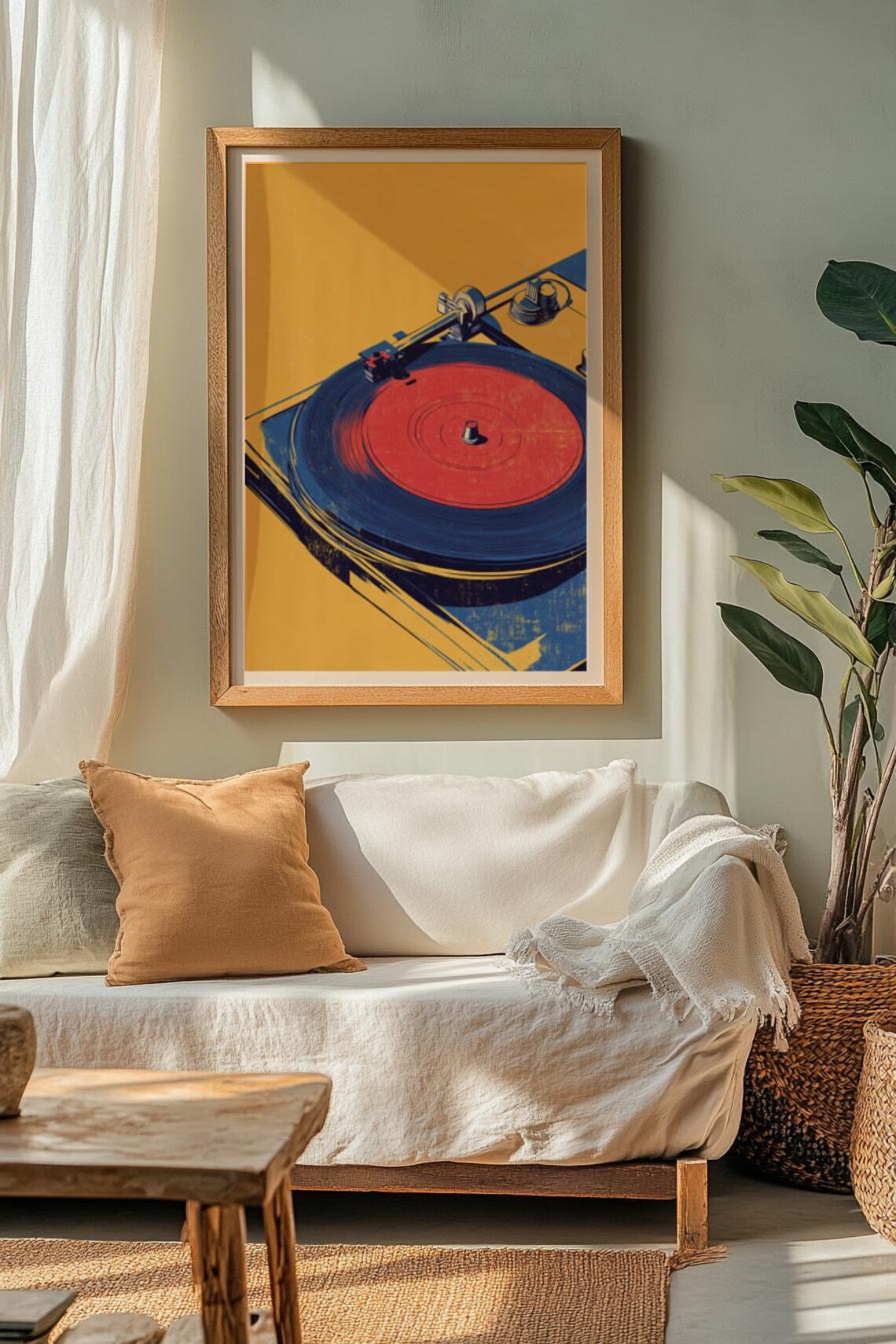 Retro Vinyl Record Poster, Vintage Music Decor - Image 3