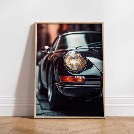 Classic German Car Matte Vertical Posters Vintage Wall Art For Lovers Automotive Decor Man Cave Decoration Gift Enthusiasts