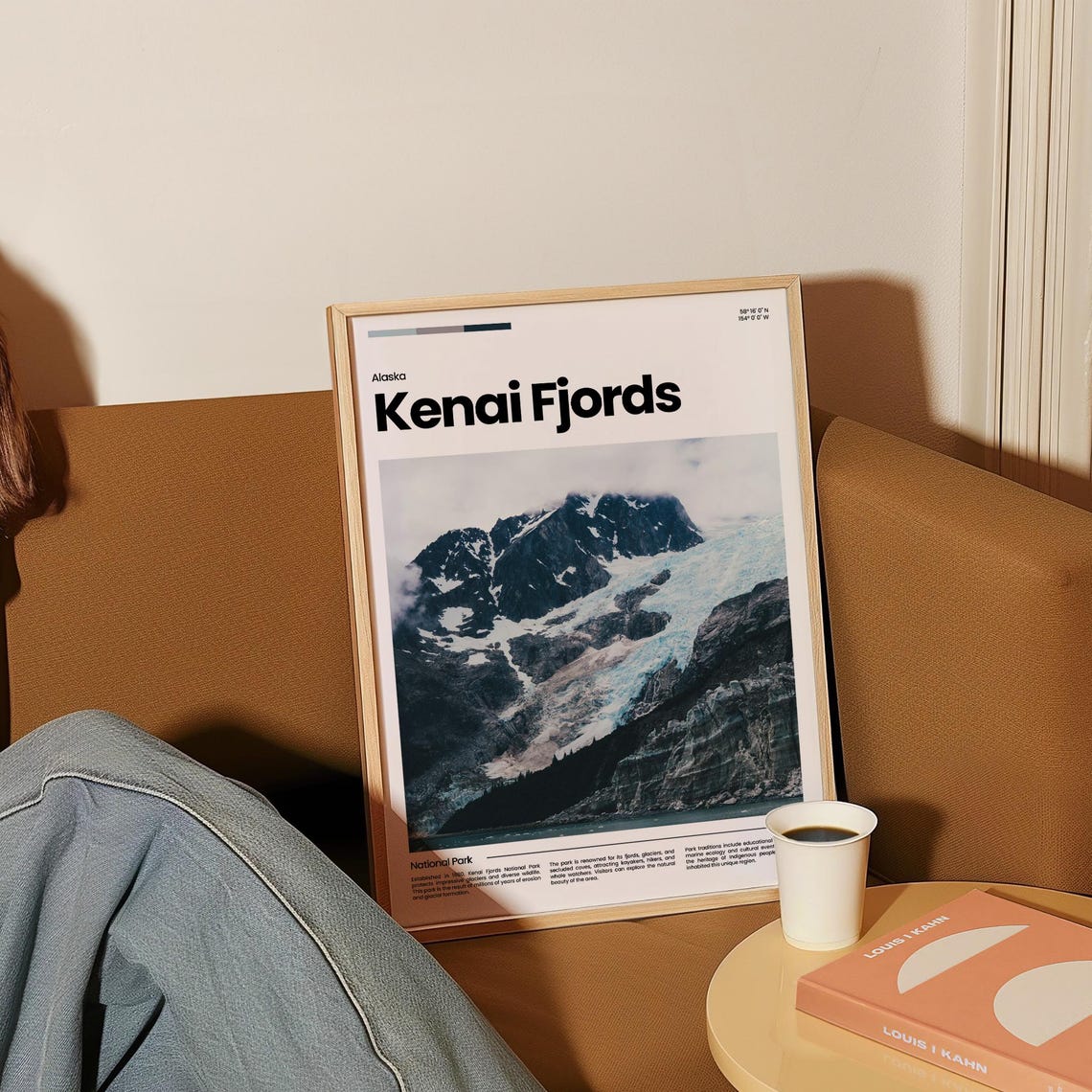Kenai Fjords Travel Poster Kenai Fjords Poster Alaska Poster Kenai Fjords Art Print Kenai Fjords National Park Usa Poster Travel Gift - Image 4