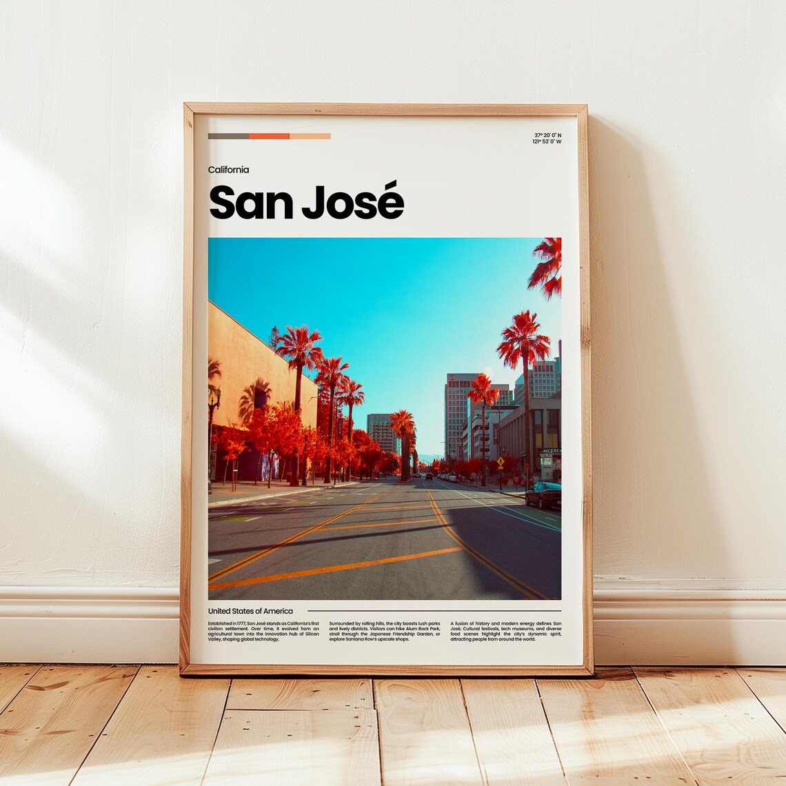 San Jos Poster Print Photo Wall Art Travel Gift