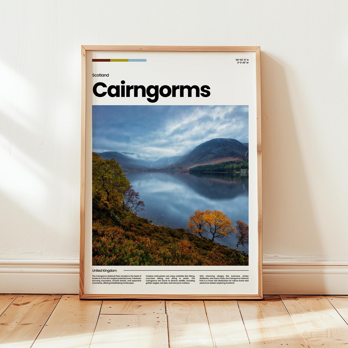 Cairngorms Poster Print Photo Wall Art Scotland Travel Gift
