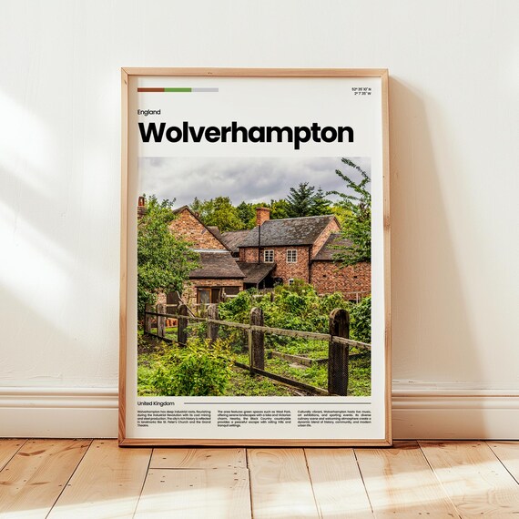 Wolverhampton Poster Print Photo England Travel Gift