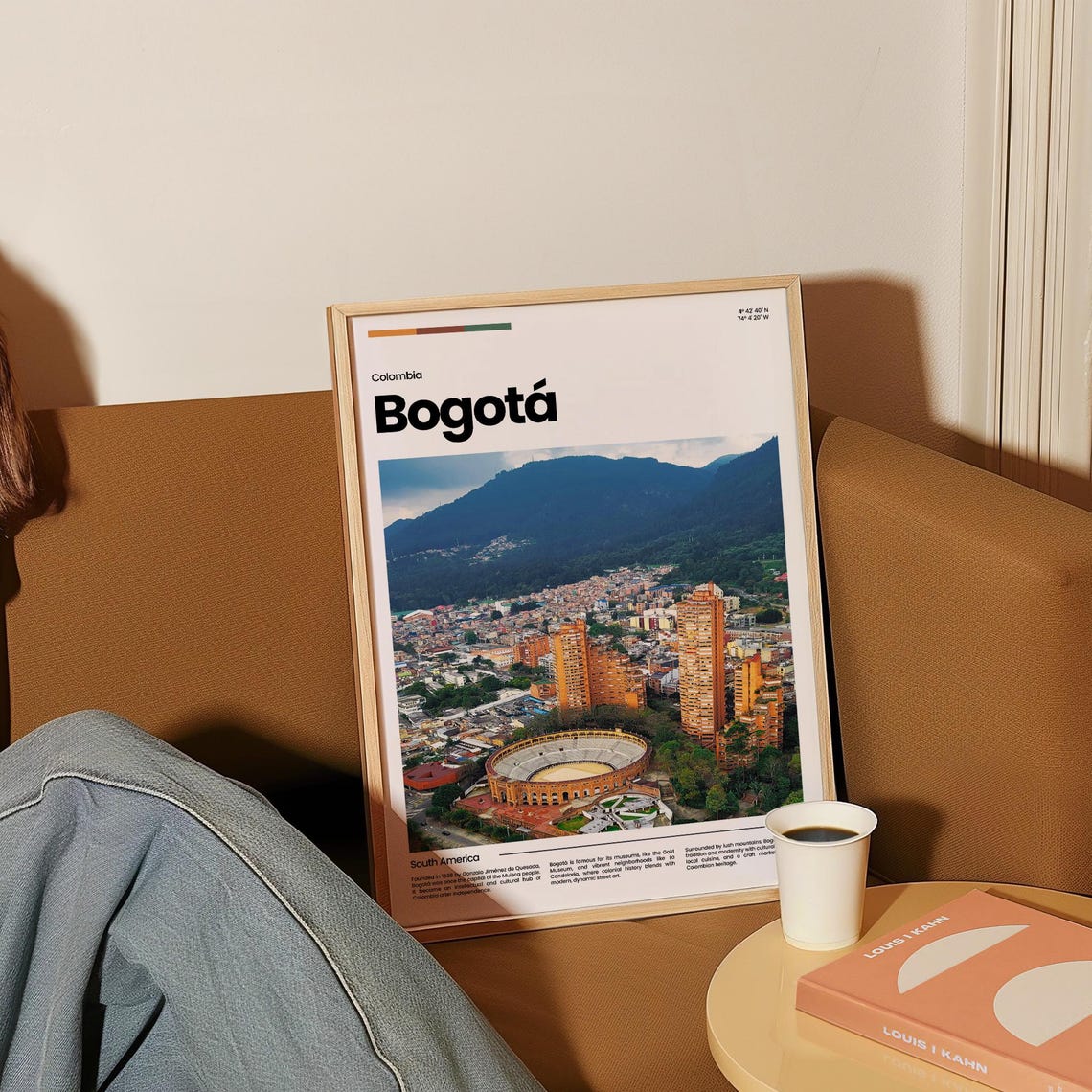 Bogota Travel Poster Bogota Poster Bogota Photo Poster Bogota Art Print Colombia Poster South America Travel Poster Travel Gift - Image 4