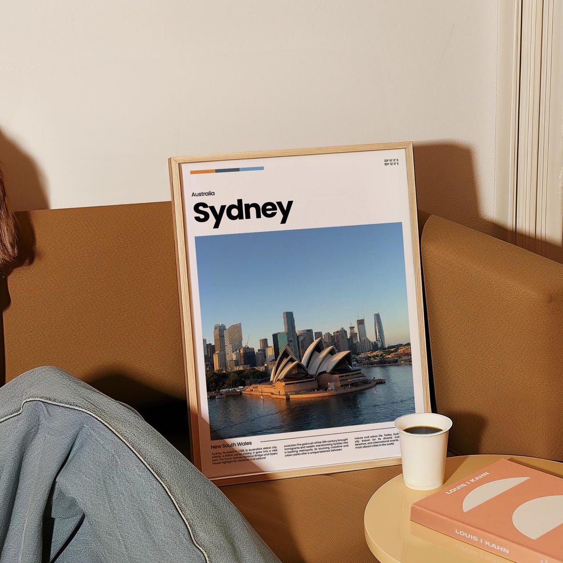 Sydney Australia Opera House Harbour Skyline Travel Art Poster - Image 4