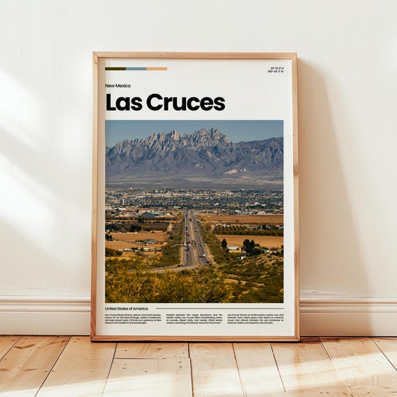 Las Cruces Poster Print Photo Wall Art New Mexico Travel Gift