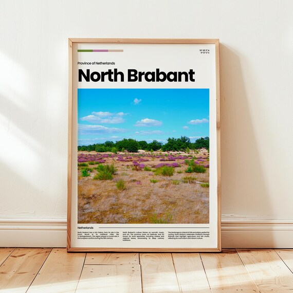North Bradant Poster Print Photo Netherlands Travel Gift