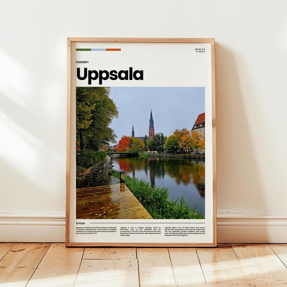 Uppsala Poster Print Photo Travel Sweden Gift