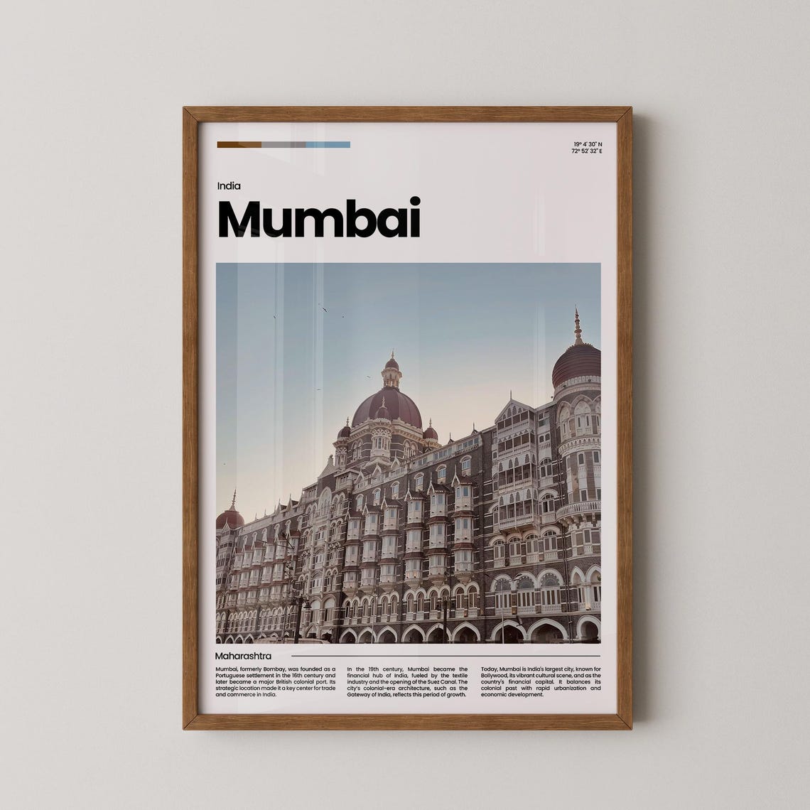 Mumbai Travel Poster Mumbai Poster Mumbai Photo Poster Mumbai Art Print Mumbai Art India Poster India Travel Poster Travel Gift