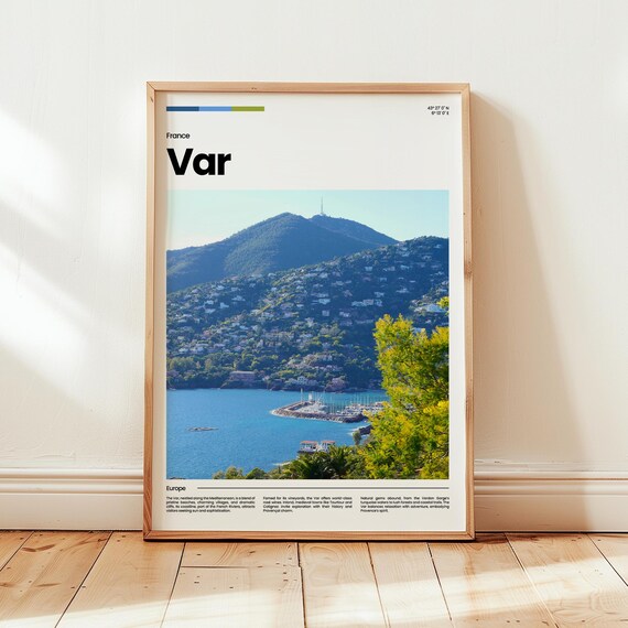 Var Poster Print Photo Wall Art France Travel Gift