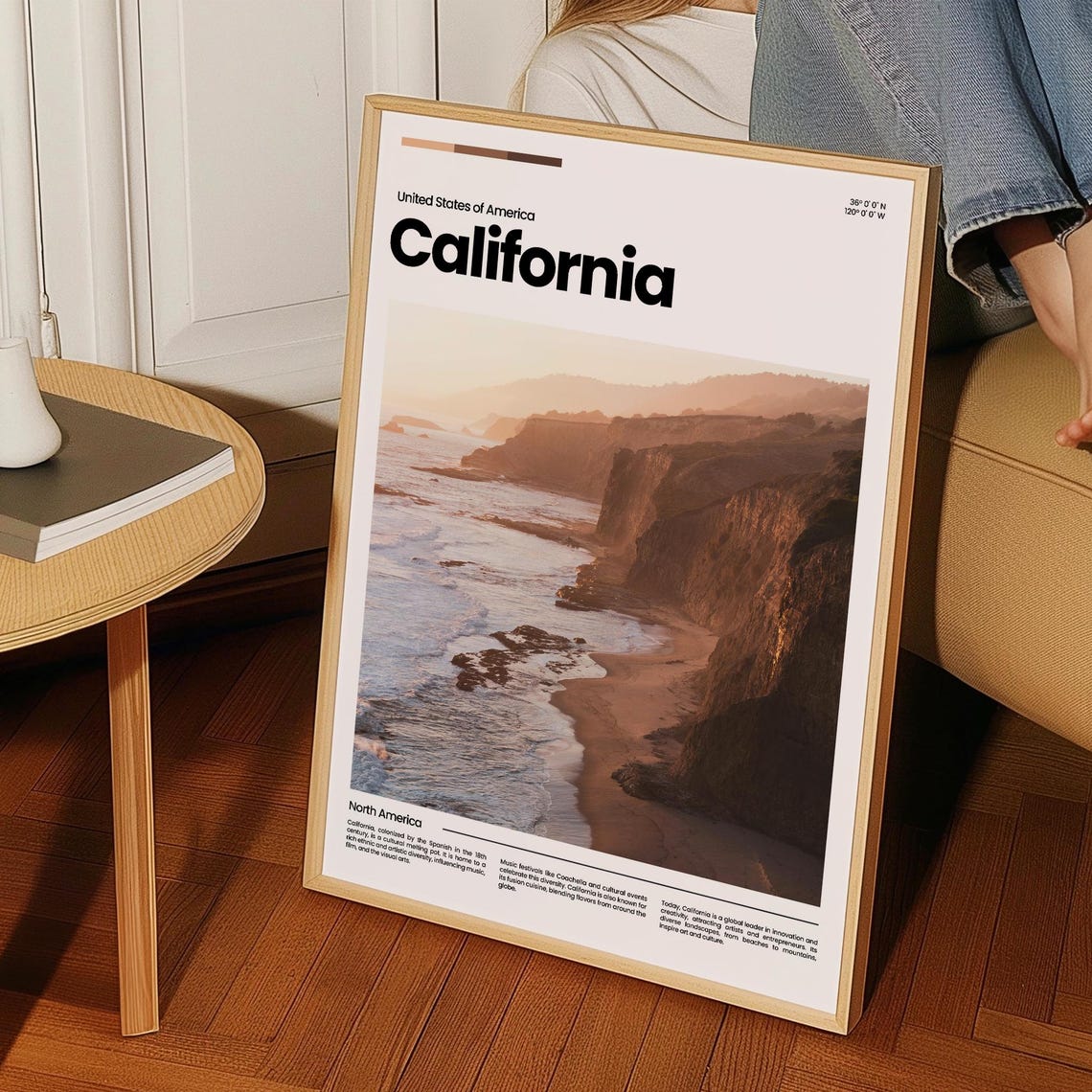 California Travel Poster California Poster California Photo Poster California Art Print California Art Usa Poster Travel Gift - Image 3