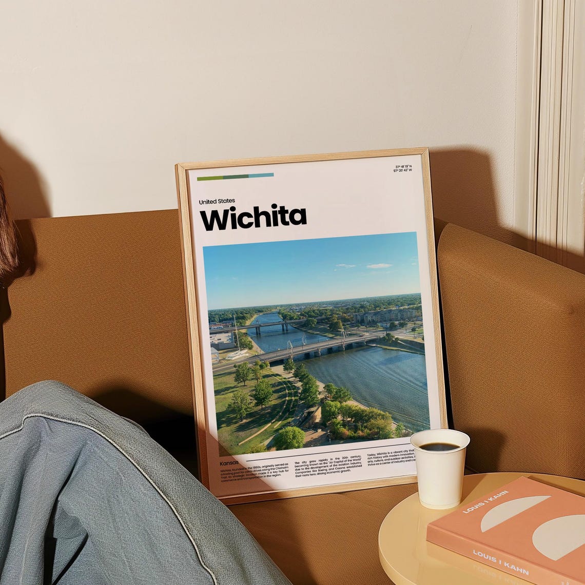Wichita Travel Poster Wichita Poster Wichita Photo Poster Wichita Art Print Wichita Art Kansas Poster Usa Travel Poster Travel Gift - Image 4