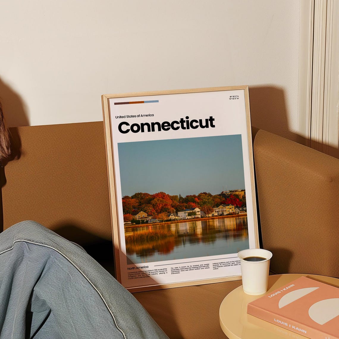 Connecticut Travel Poster Connecticut Poster Connecticut Photo Poster Connecticut Art Print Usa Poster Usa Travel Poster Travel Gift - Image 4