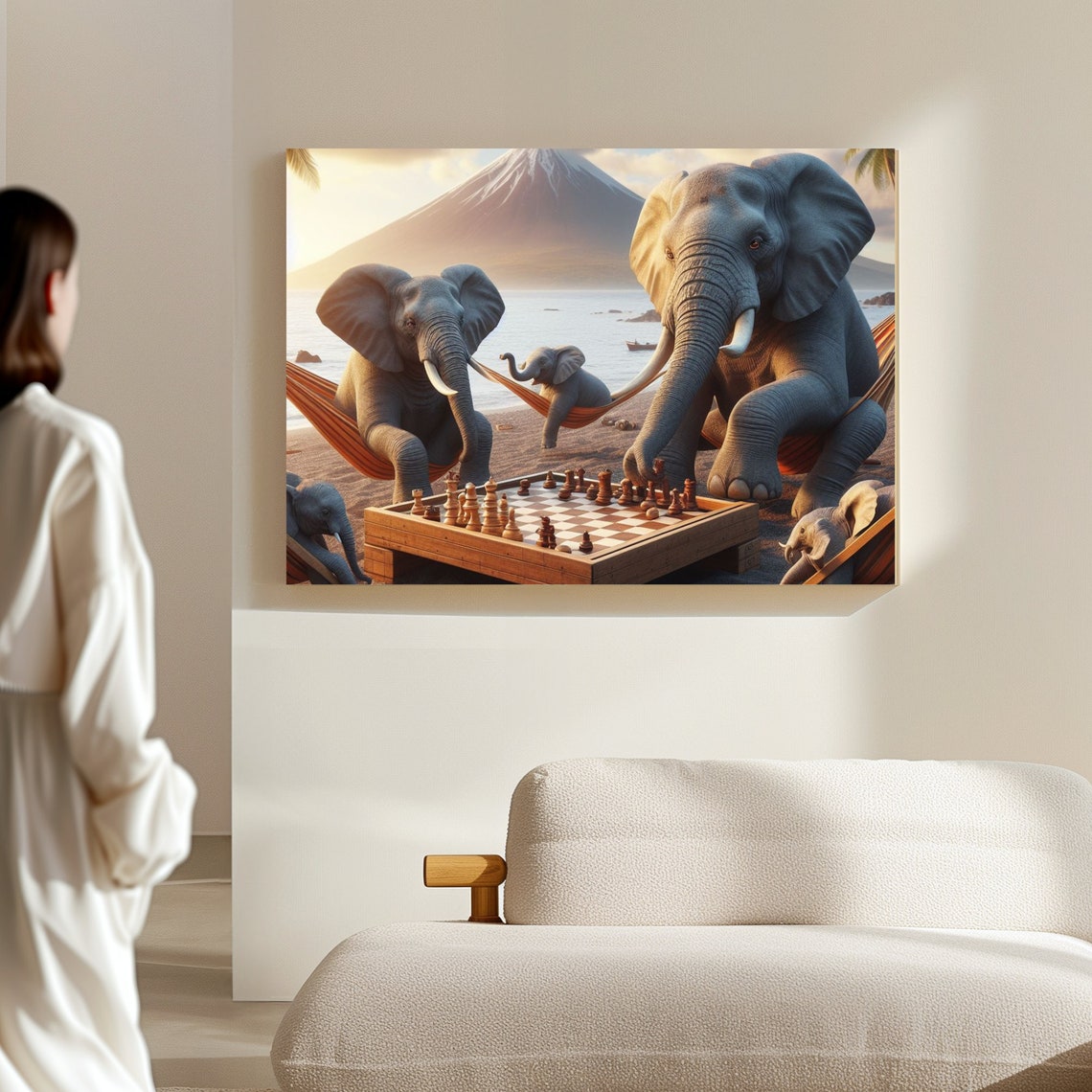 Whimsical Elephants Playing Art Print - Image 4