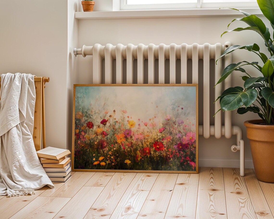Colorful Wildflower Meadow Impressionist Floral Garden Bloom Poster - Image 4