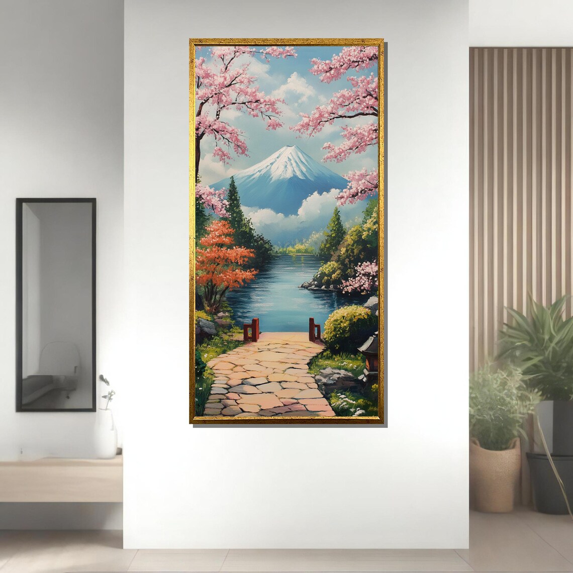 Mount Fuji Japanese Landscape, Peaceful Nature Scene - Image 3