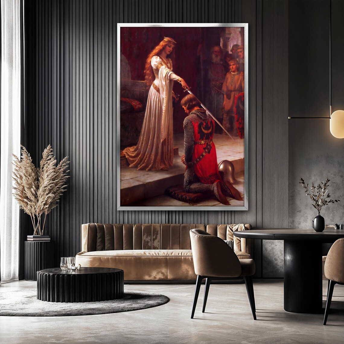 Edmund Blair Leighton, The Accolade Art Print - Image 2