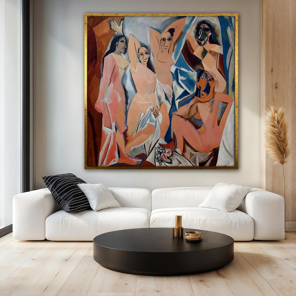 Les Demoiselles Davignon, Picasso Cubist Nude Poster - Image 3
