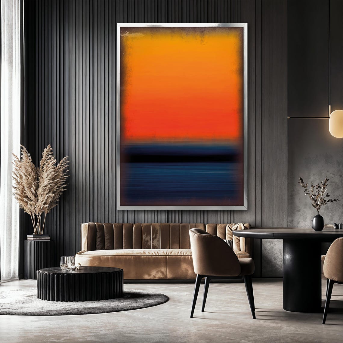 Mark Rothko Sunset Tones Abstract Art Print - Image 2