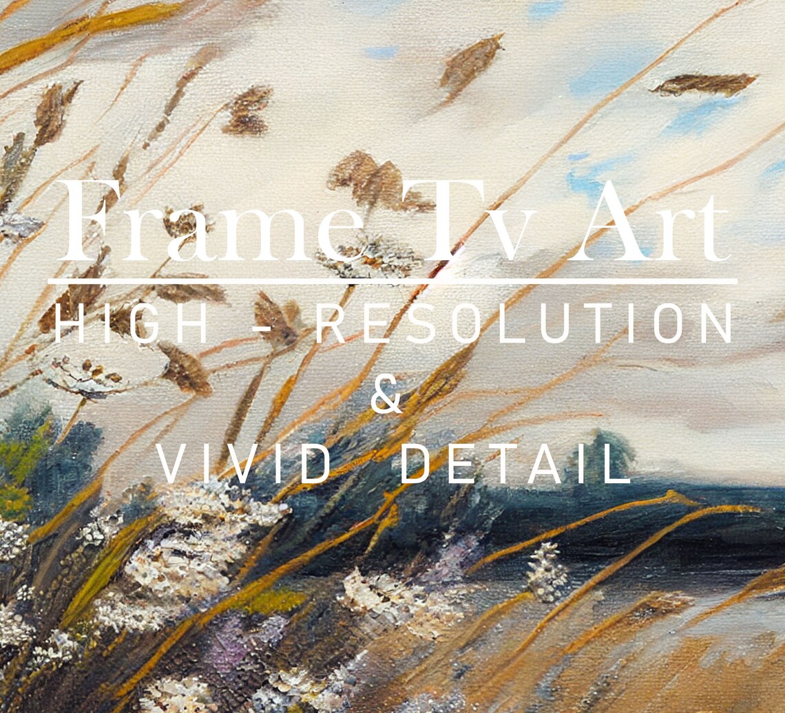 Fall Wildflower Vintage Painting, Autumn Decor - Image 2