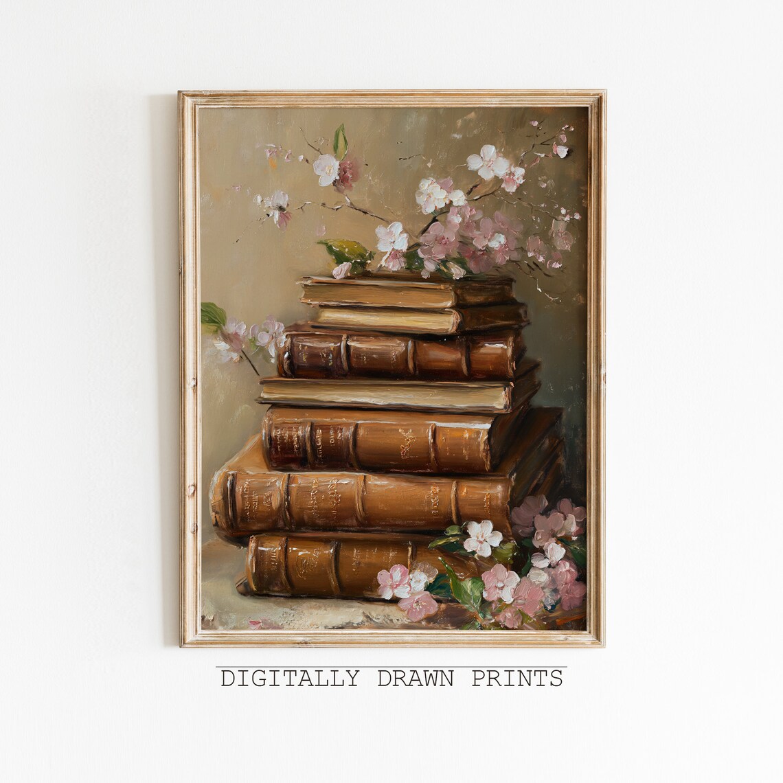 Vintage Spring Still Life Art Print, Botanical