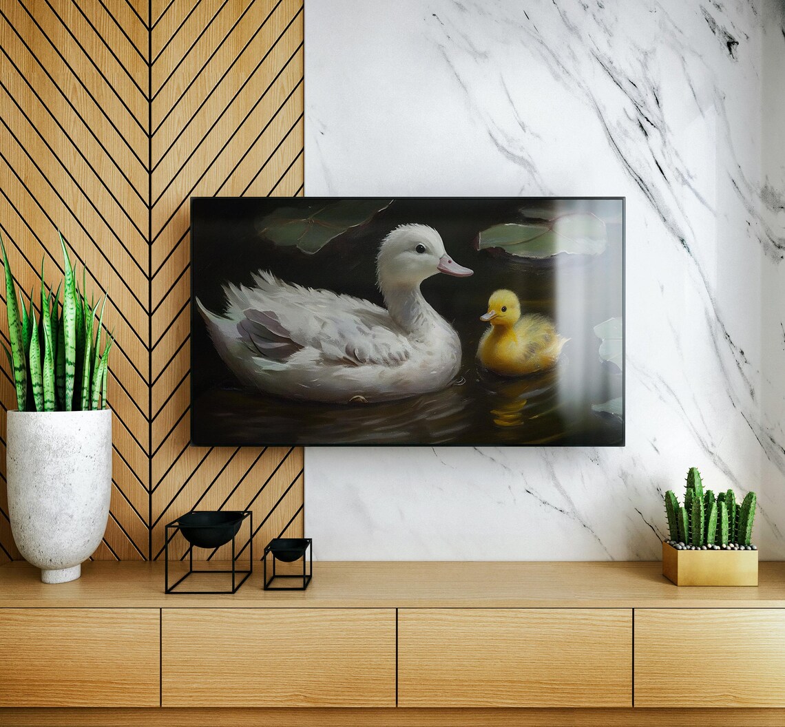 Easter Ducks Spring Art Print - Image 2