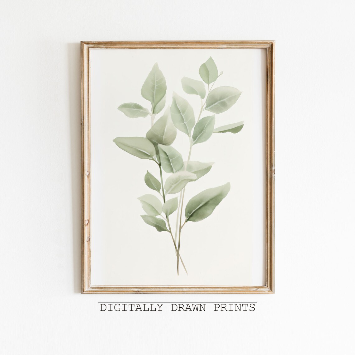 Sage Green Dandelions Boho Minimalist Art Print - Image 3