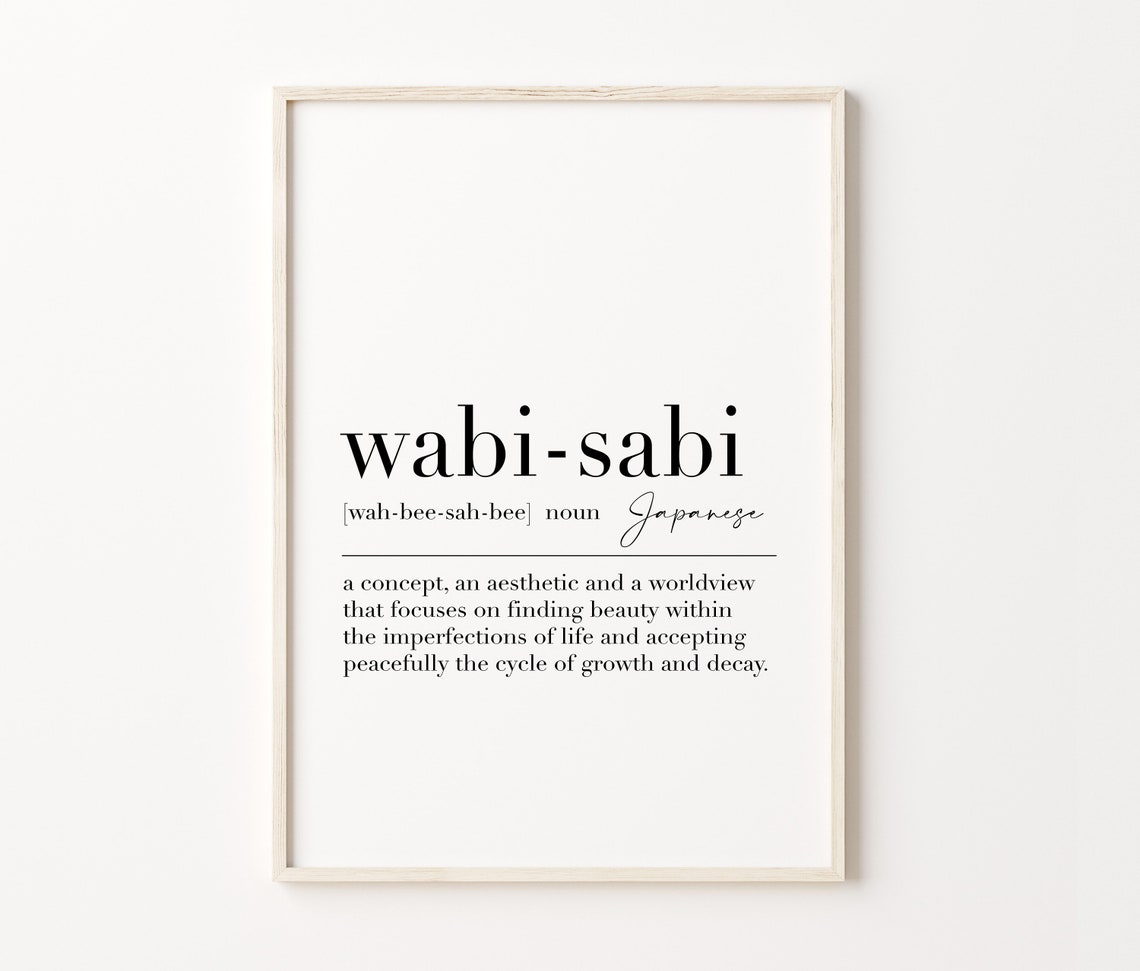 Wabi Sabi Japanese Concept Definition Beauty Imperfection Print - Image 4