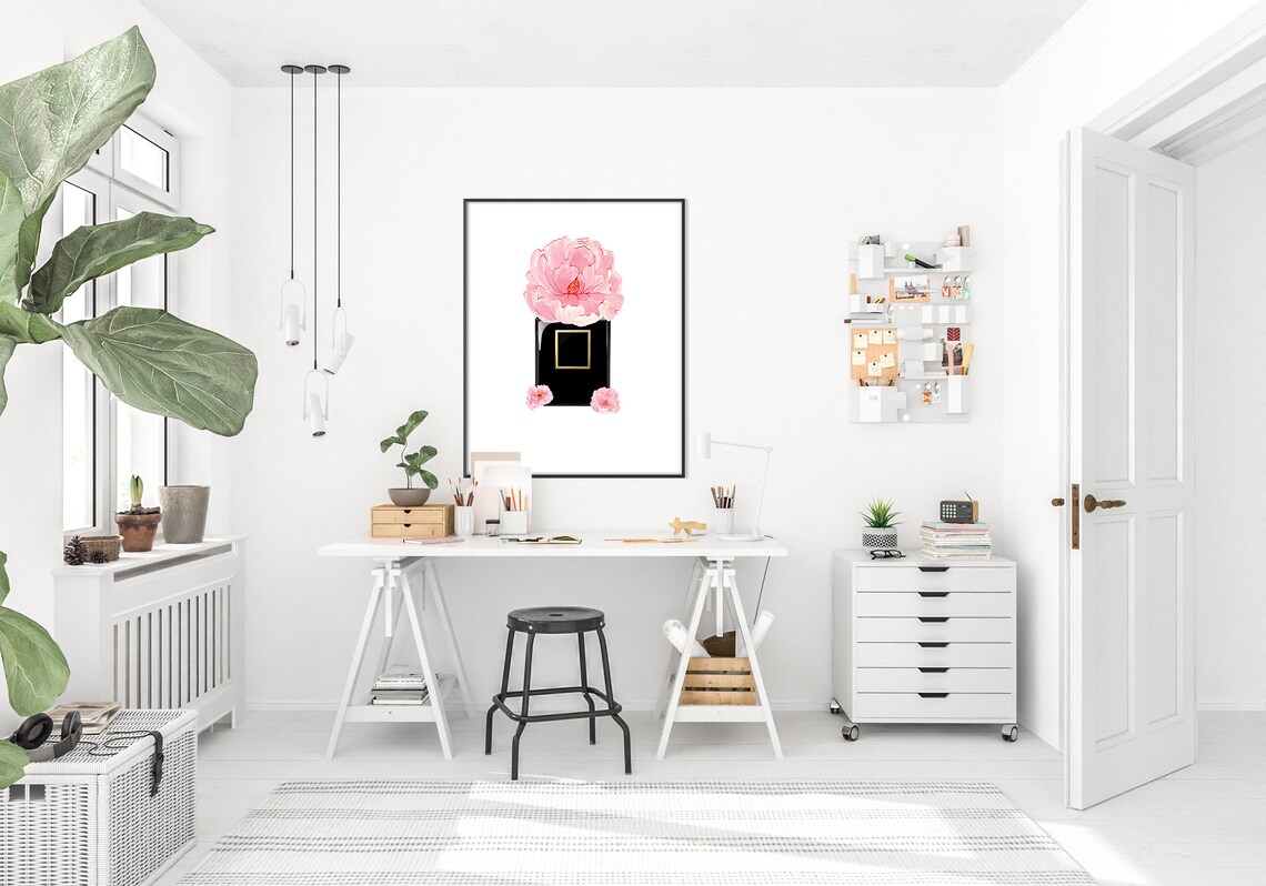 Floral Minimalist - Traditional Travel Poster - Image 5