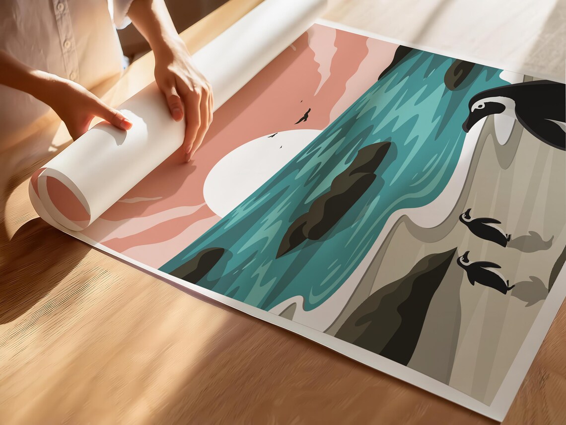 Cape Town Travel Poster, Retro Minimalist Decor - Image 5