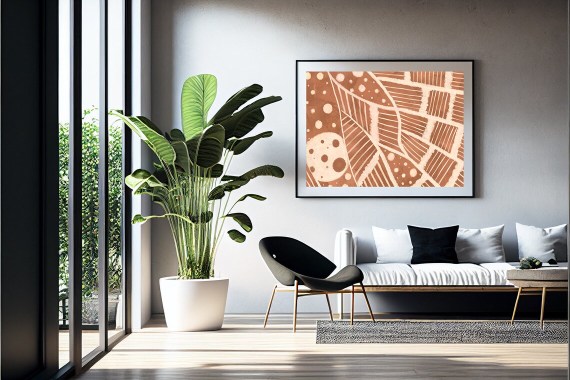 Bohem Wall Art, Boho Abstract Modern Art - Image 2