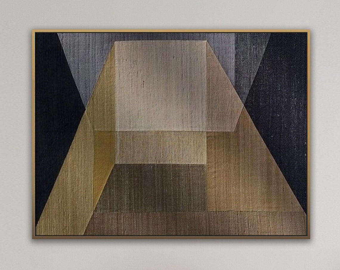 Black Brown Abstract Wall Art Neutral Beige Wabi Sabi Wall Art Painting Black Beige Abstract Minimalist Painting Brown Textured Wall Art