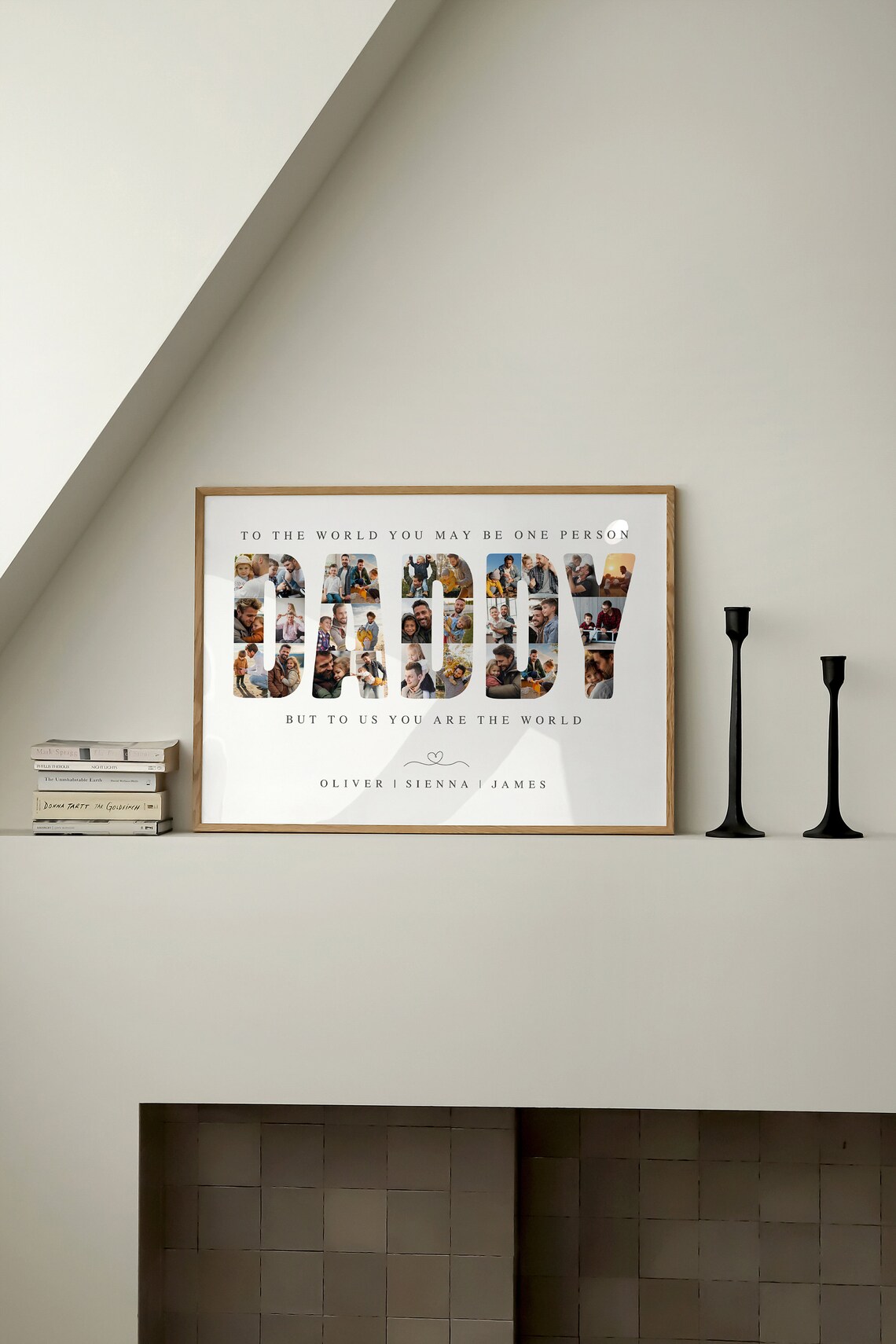 Daddy Photo Collage Template, Gift For Dad - Image 2