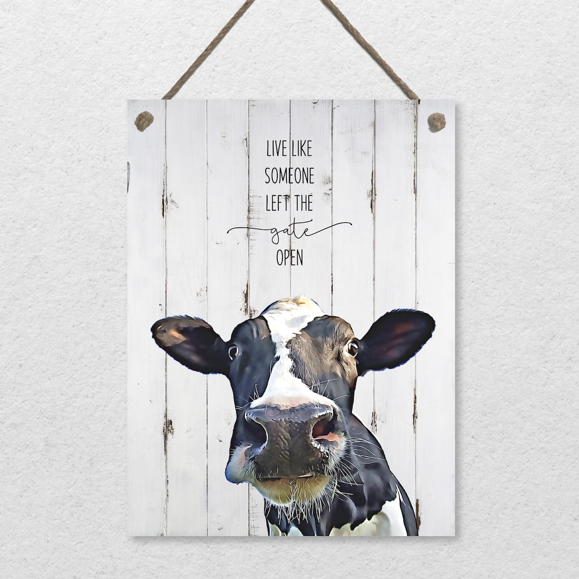 Live Like Someone Left The Gate Open Art Print - Image 2