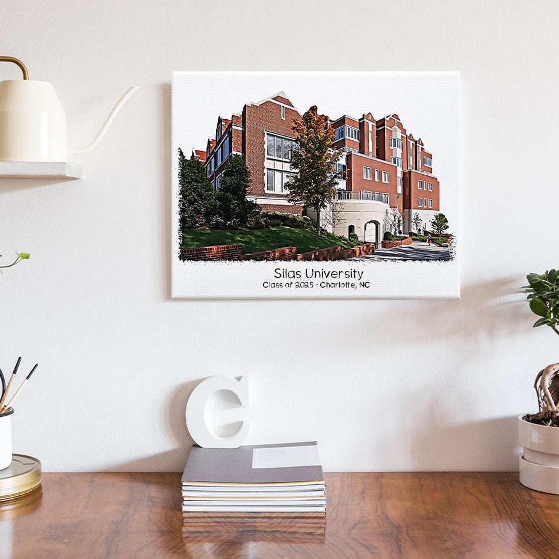 Augustana College Mansfield TX Class of 2025 Campus Print Gift - Image 2