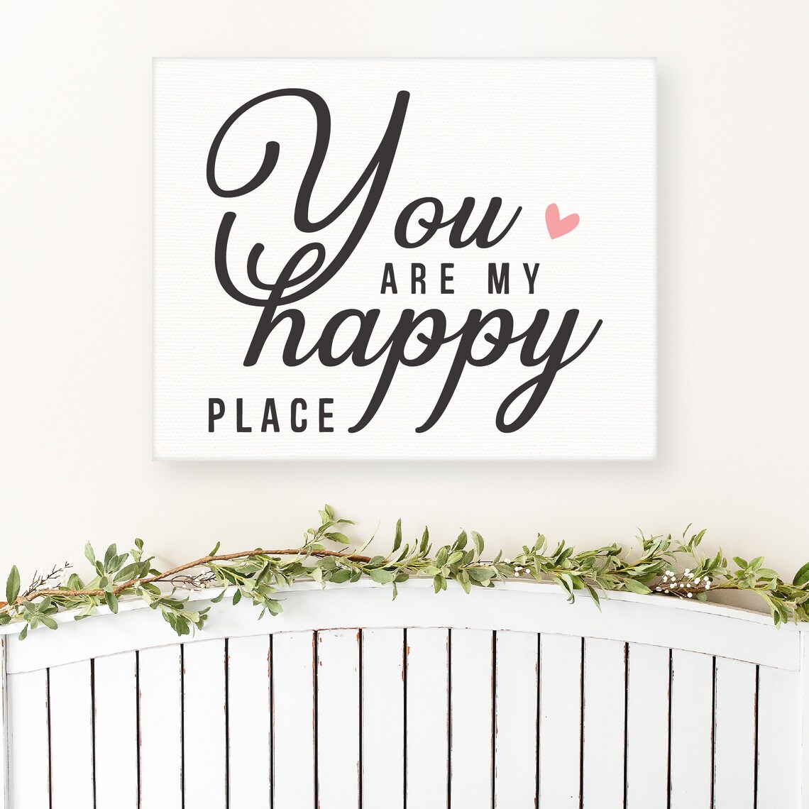 You Are My Happy Place, Valentine's Day Art Print - Image 3