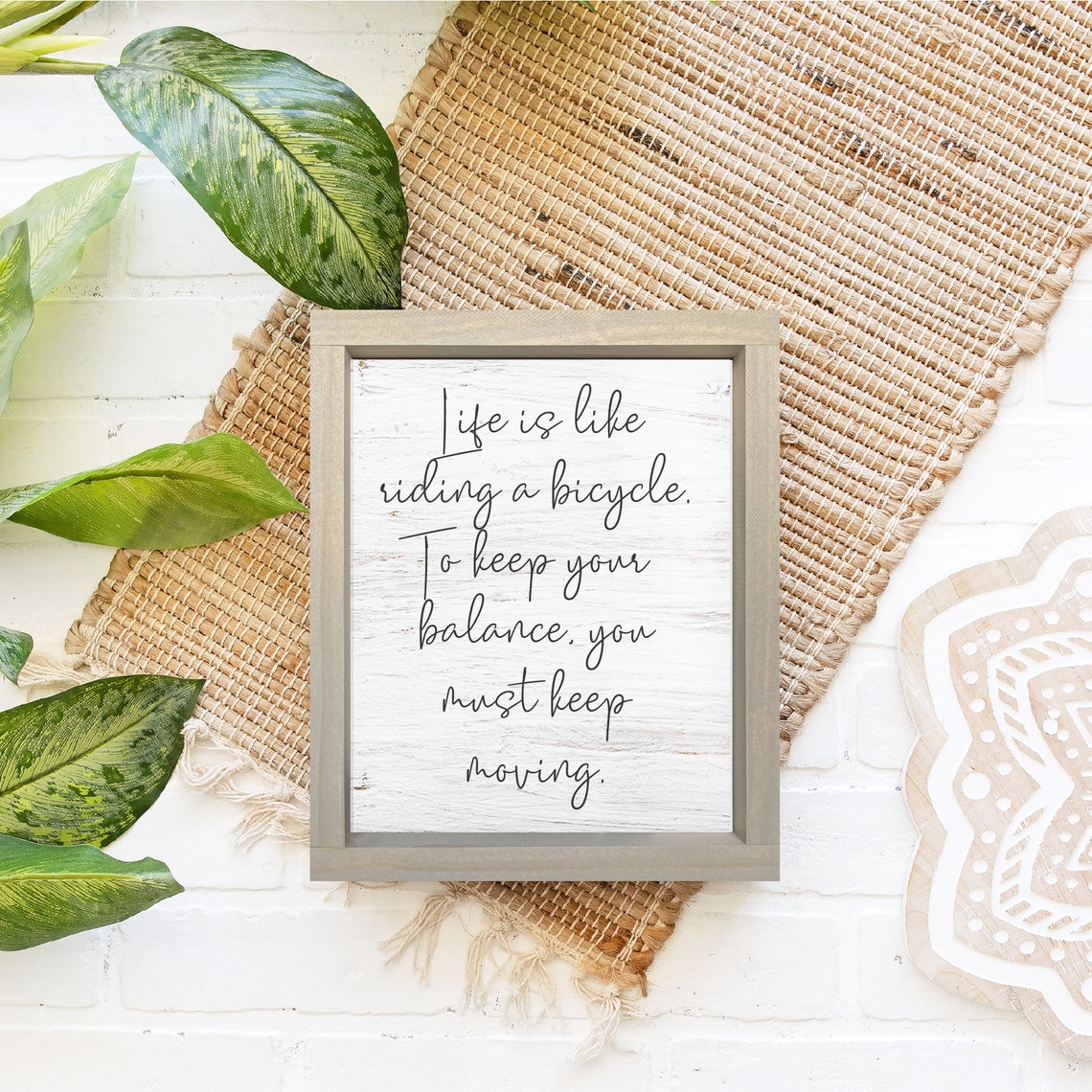 Personalized Custom Quote Poster Add Your Own Words Handwritten Script - Image 3