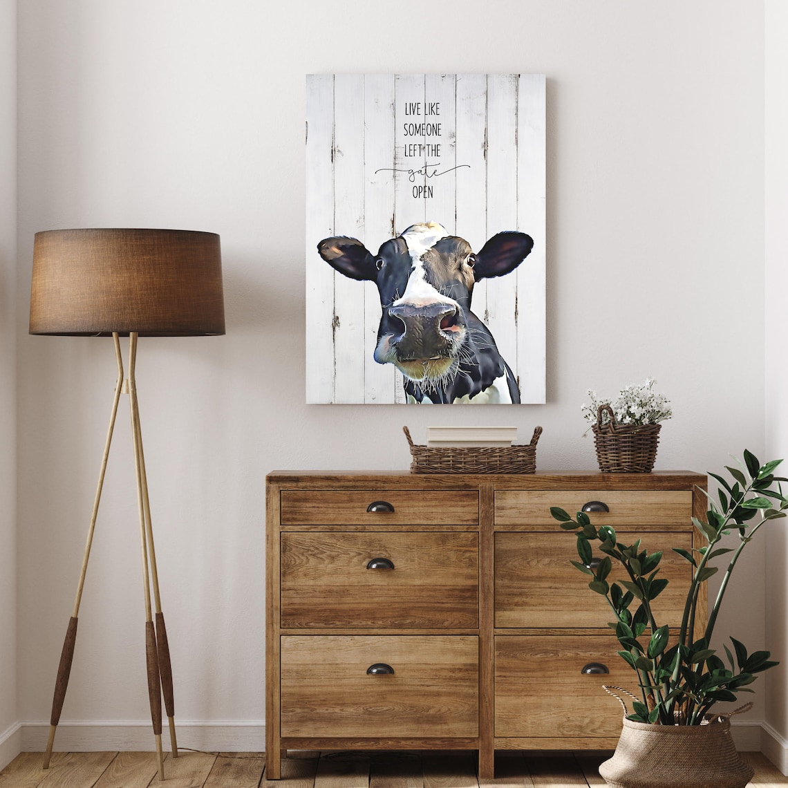 Live Like Someone Left The Gate Open Art Print - Image 3