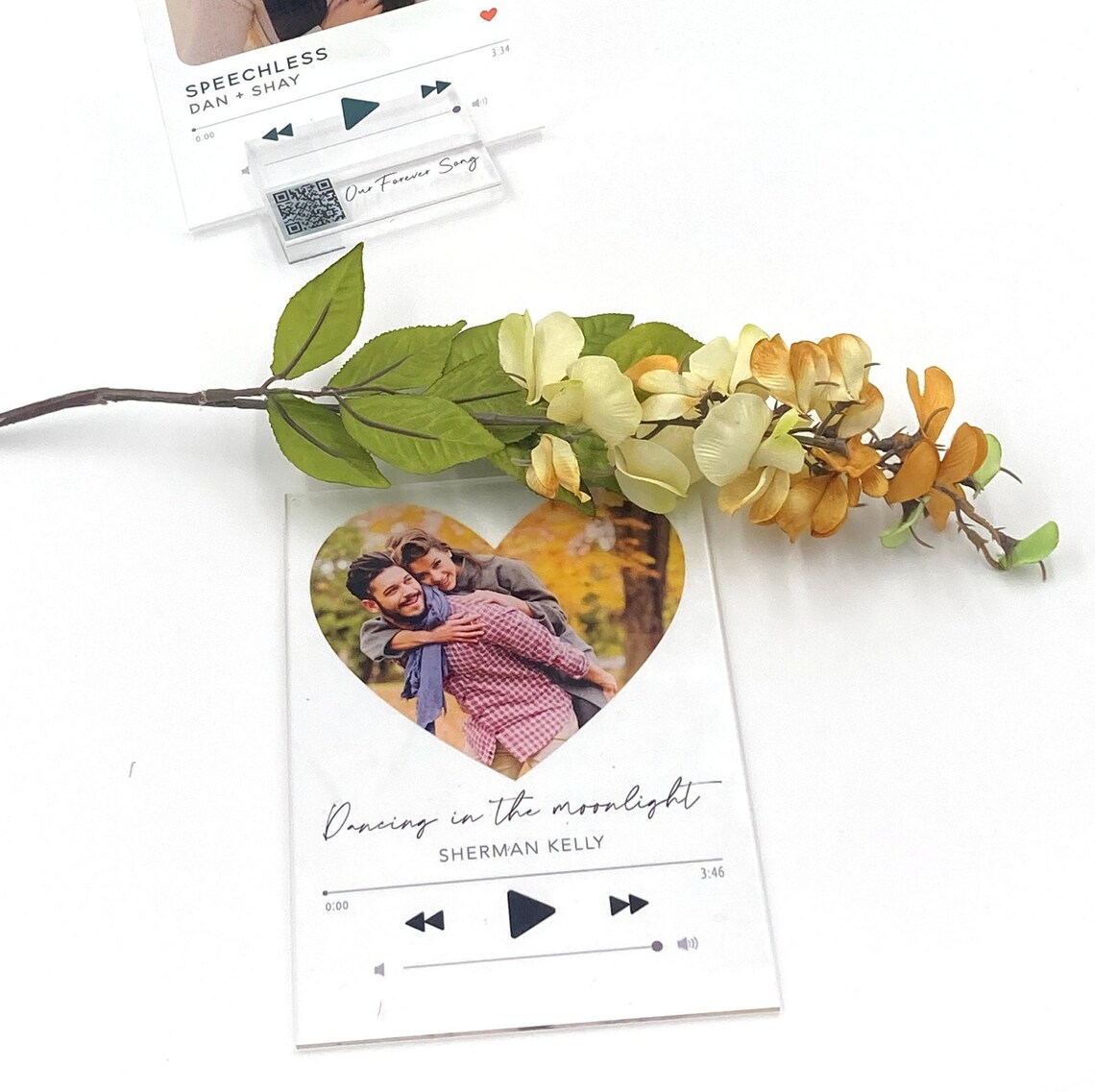 Custom Music Plaque, Personalized Photo Song Gift - Image 2