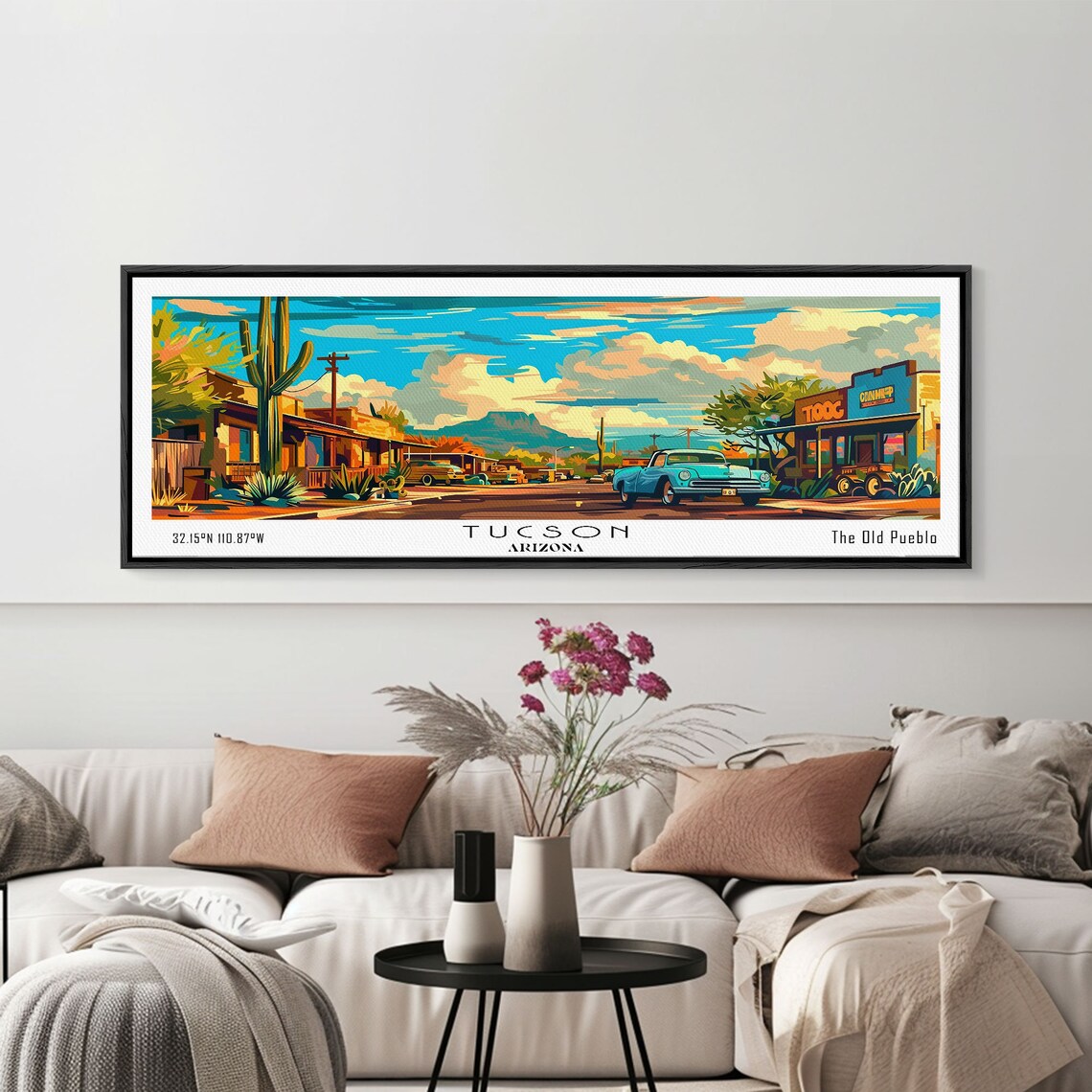 Tucson Arizona Mid-Century Modern Travel Poster - Image 3