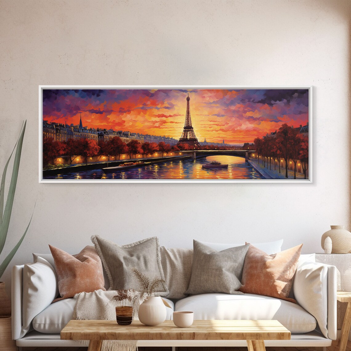Van Gogh-Inspired Eiffel Tower Art Print, Paris - Image 5