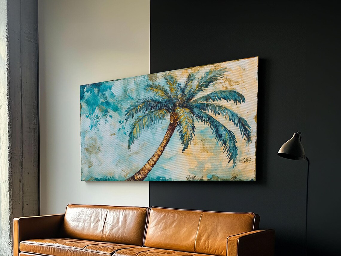 Vintage Palm Tree Florida Coastal Poster Print - Image 5