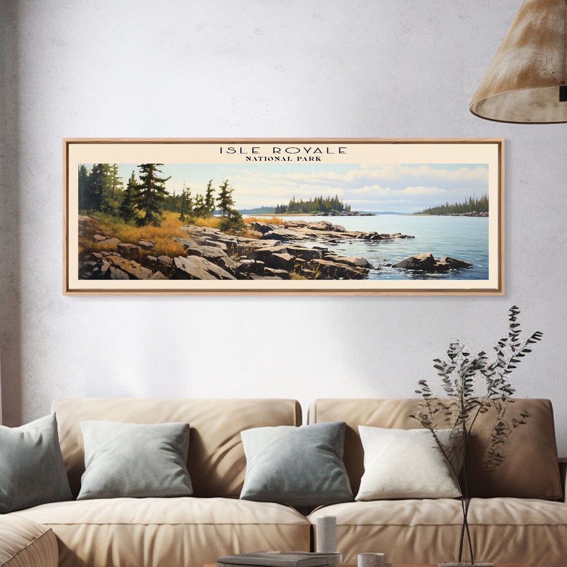 Isle Royale National Park Minimalist Travel Poster - Image 4