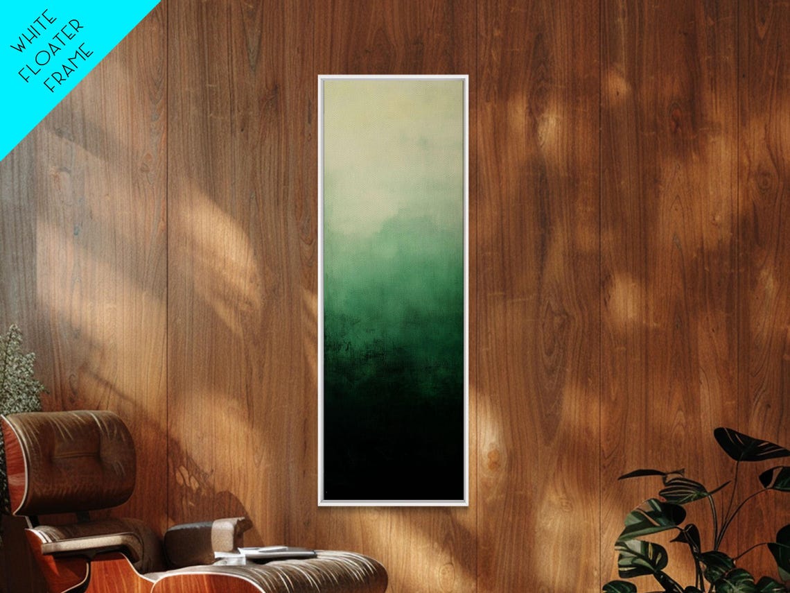Sage Green Ombre Gradient Minimalist Modern Wall Decor Poster - Image 5