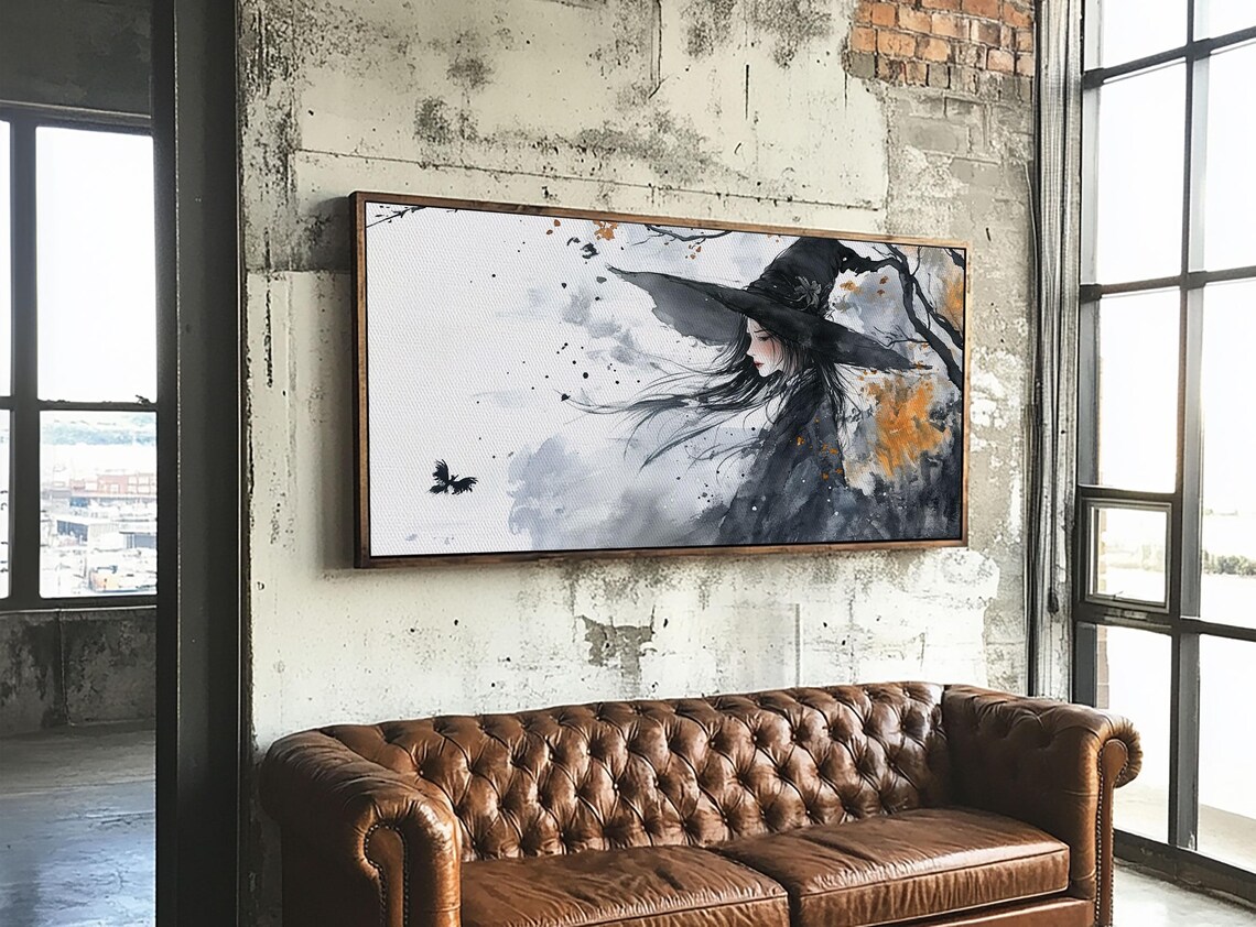 Wabi Sabi Witch Framed Print Eclectic Home Decor Witchy Wall Art - Image 2
