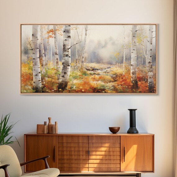 Tree Wall Art Forest Wall Art Fall Wall Art Panoramic Art Wall Art Art Landscape Art Landscape Print Country Home Decor