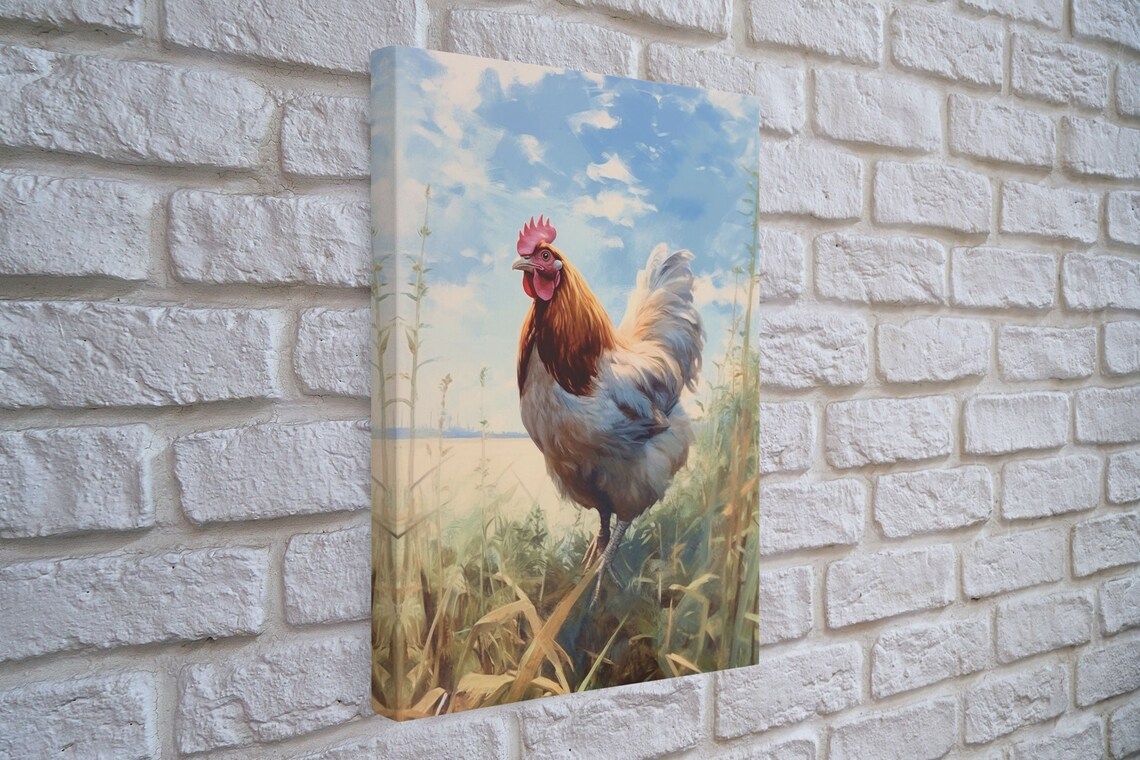 Rooster Farmhouse Art Print, Country Wall Decor - Image 4