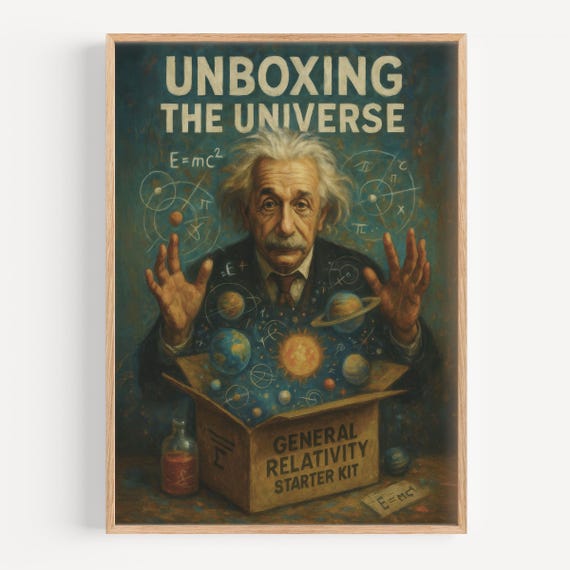 Einstein Classroom Wall Art For Science Teachers Homeschool Learning Room Decor Educational Poster Stem Kids Or Physics Themed Bedroom